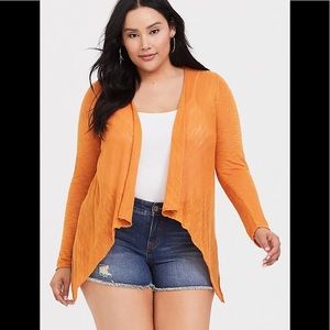 NWT Torrid open front cardigan